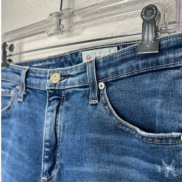 AG-ED Adriano Medium Light Wash Prima Crop Cigarette Leg Jeans 30 - Picture 3 of 16